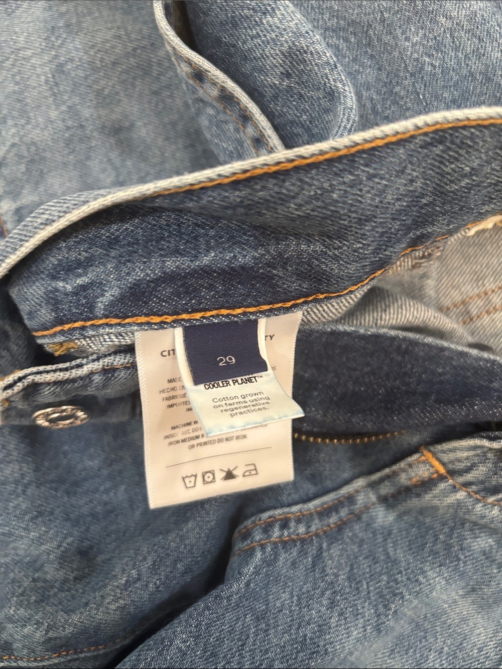 Citizens Of Humanity Indigo Relaxed Cargo Jeans - Picture 3 of 4